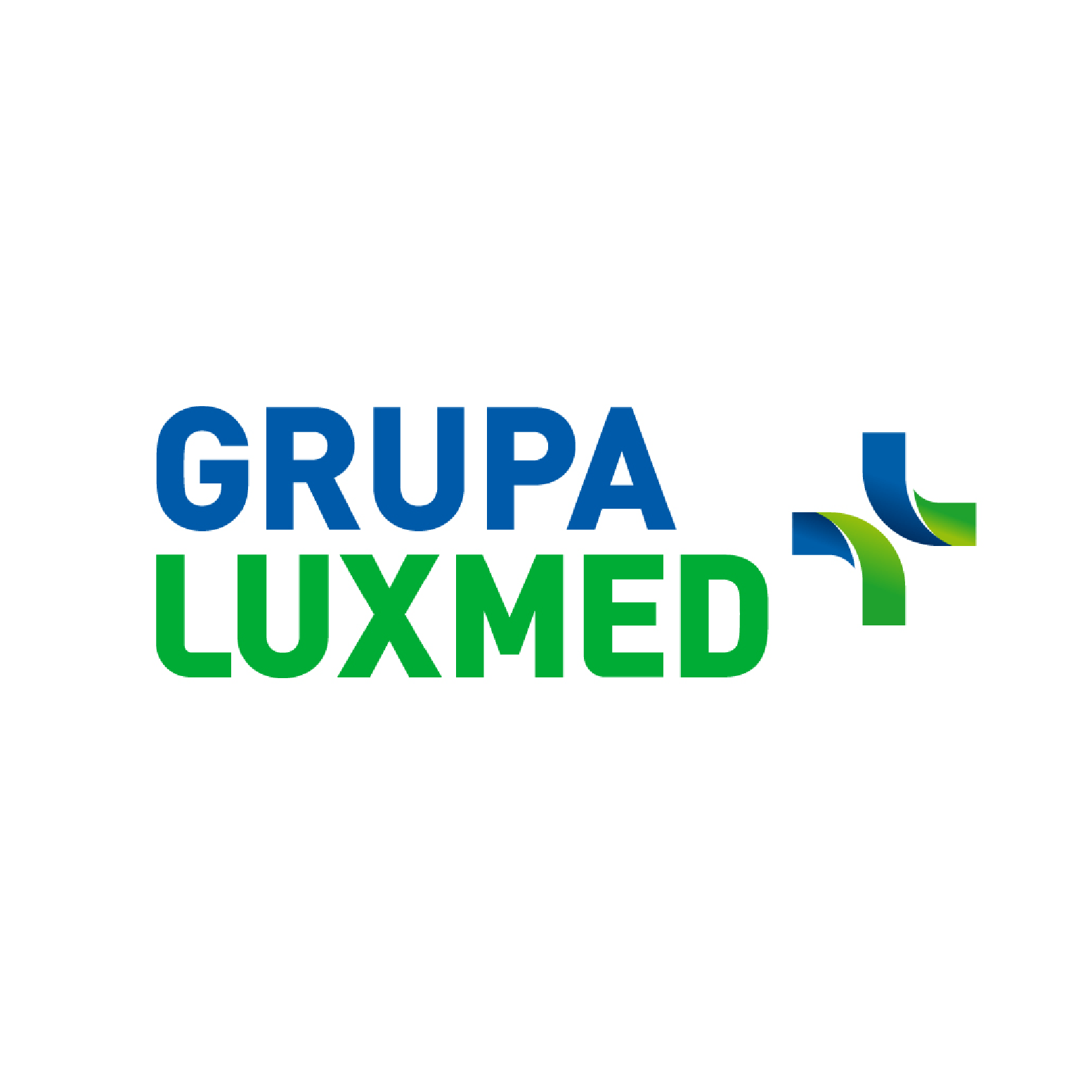 granatowo zielone logo grupa luxmed